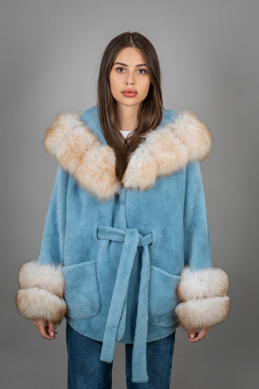 Alcantara Fox Fur Coat