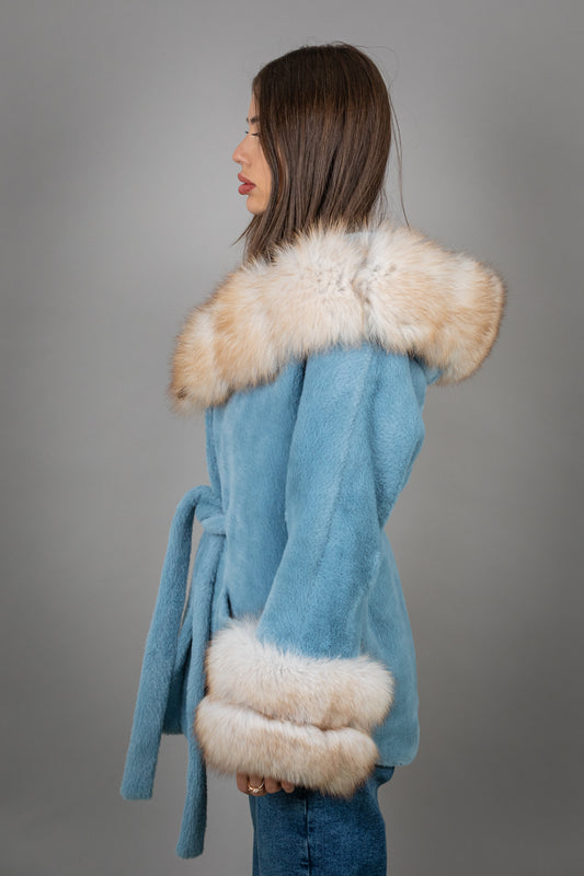 Alcantara Fox Fur Coat
