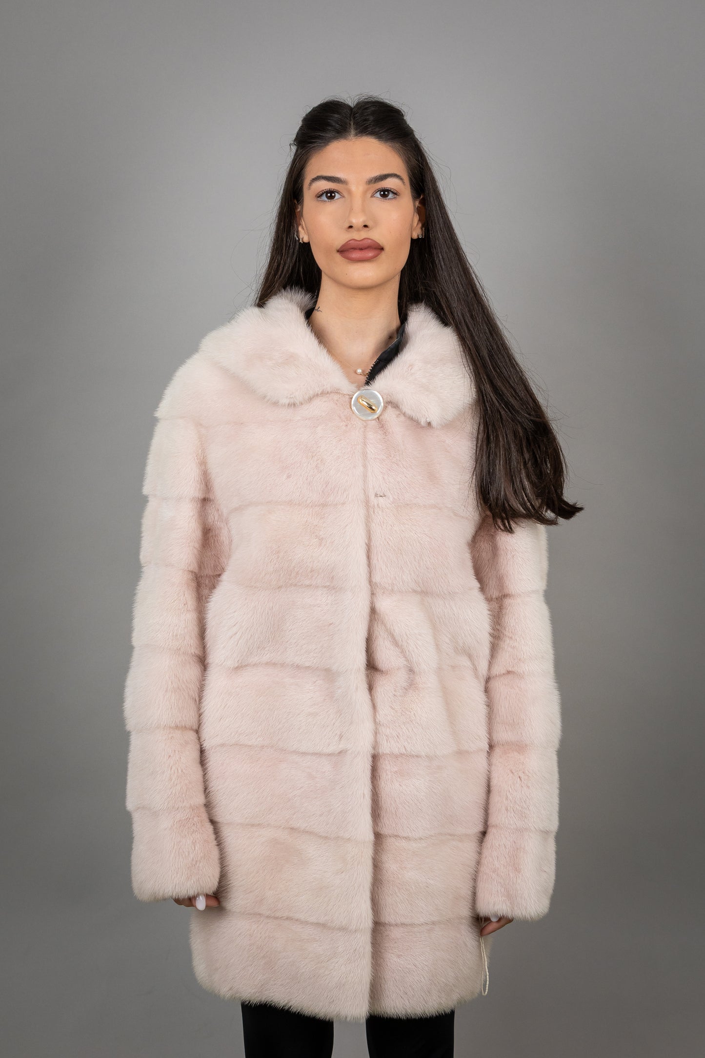 Baby Pink Mink Coat