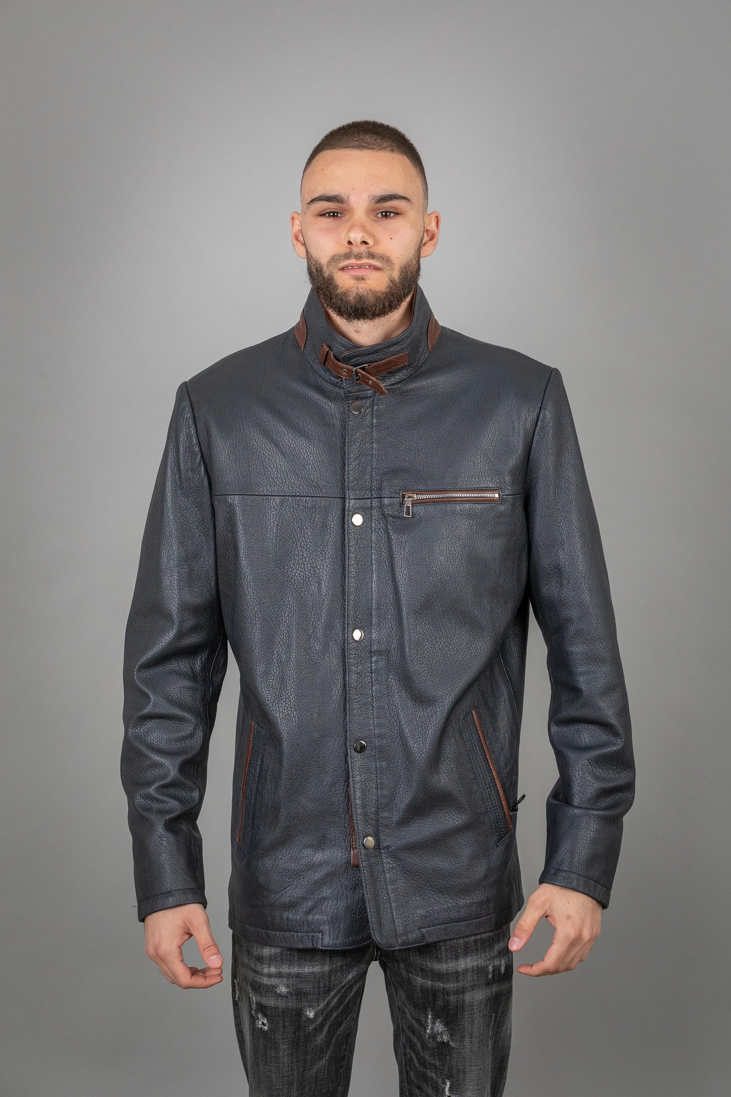 Calf Leather Lacket