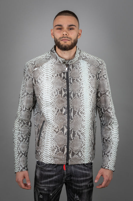 Python Leather Jacket