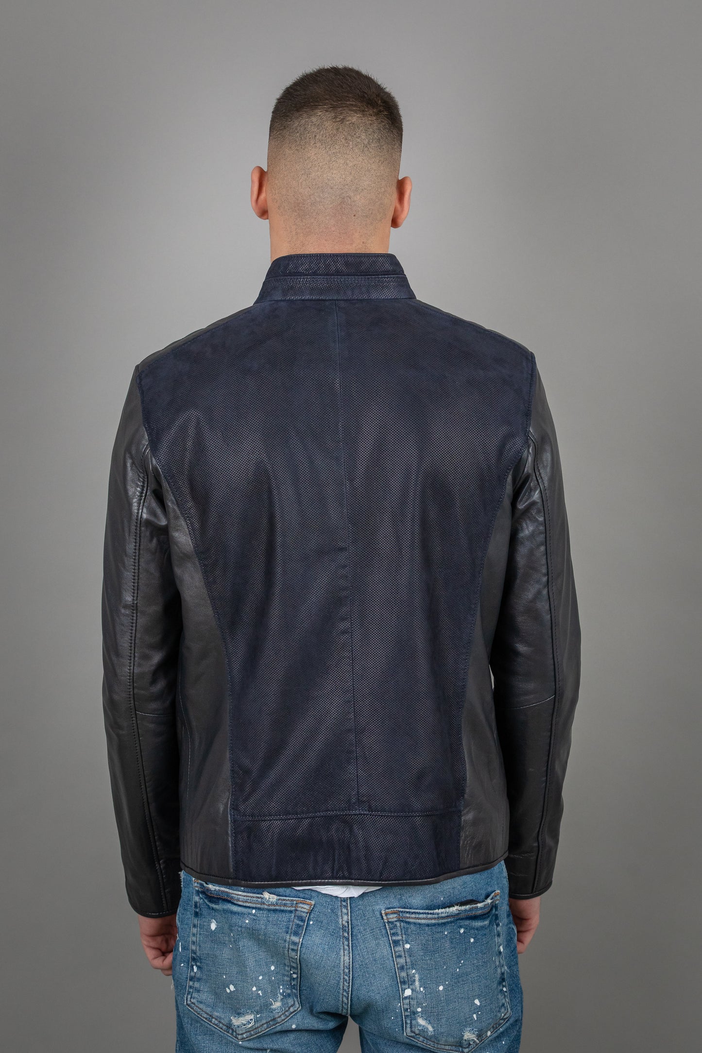 Pressed Calf Leather Jacket