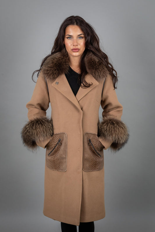 Cashmere With Fox Fur