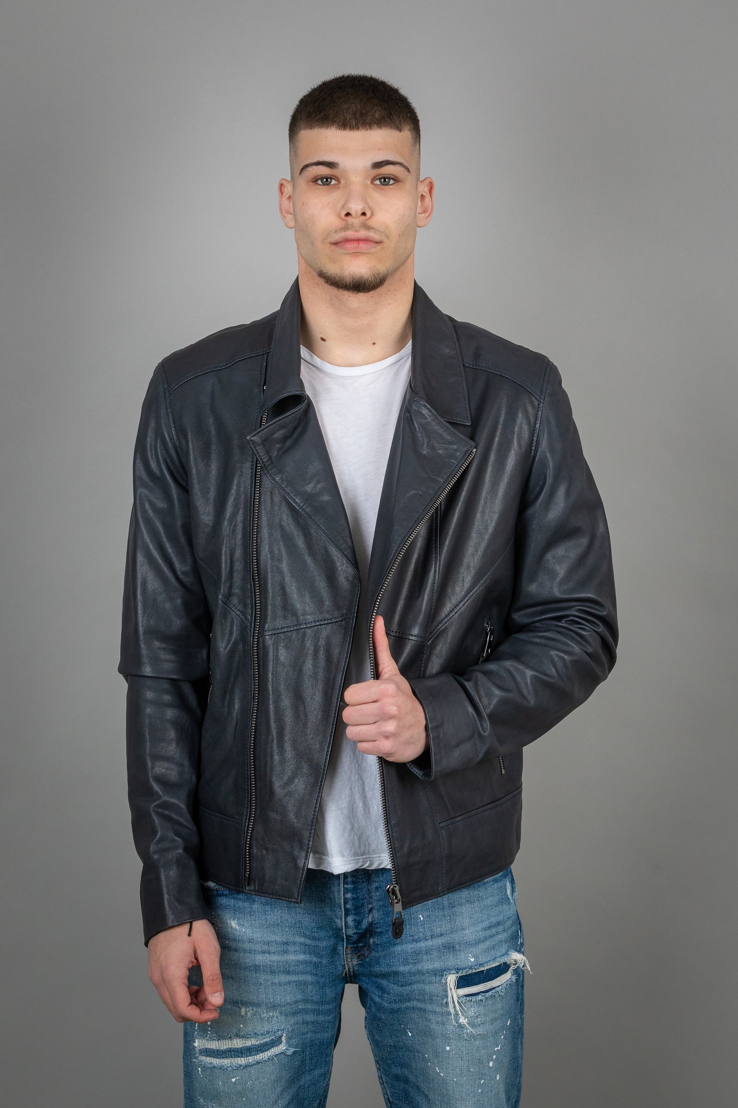 Calf Leather Jacket