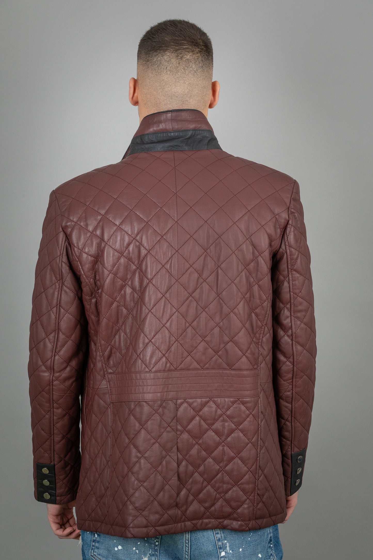 Lamb Burgundy Leather Jacket