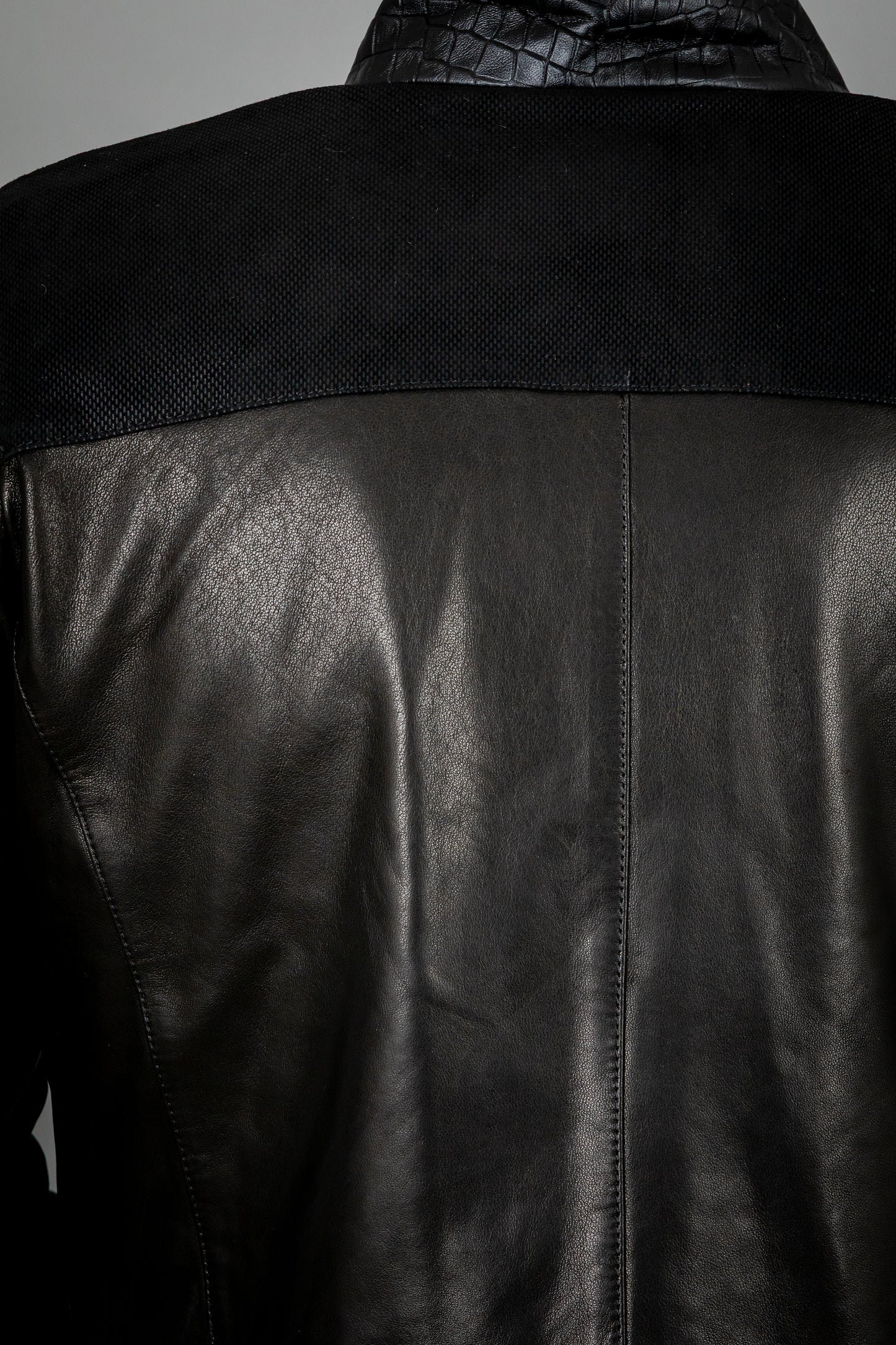 Pressed and Upper Calf Leather Jacket