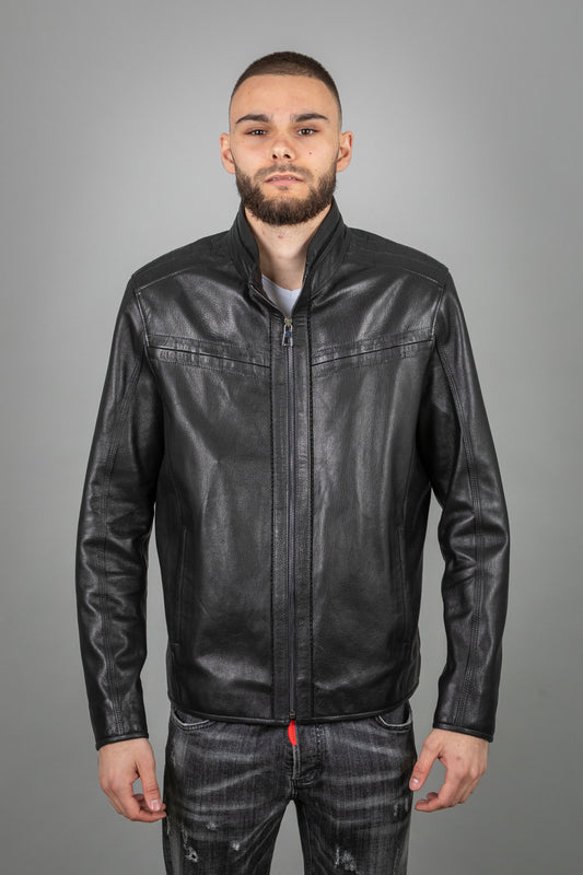 Slim Fit Lamb Leather Jacket