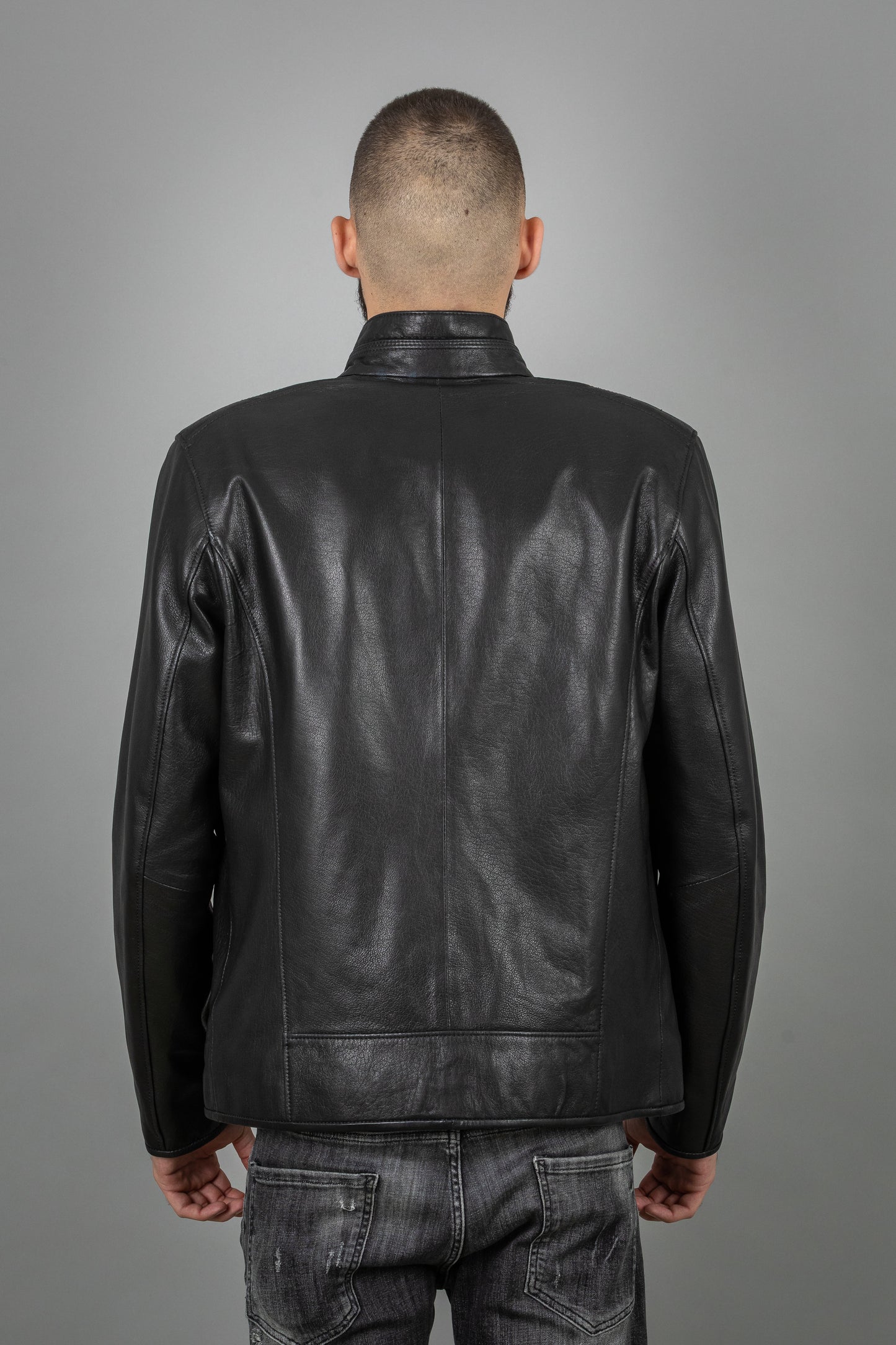 Slim Fit Lamb Leather Jacket