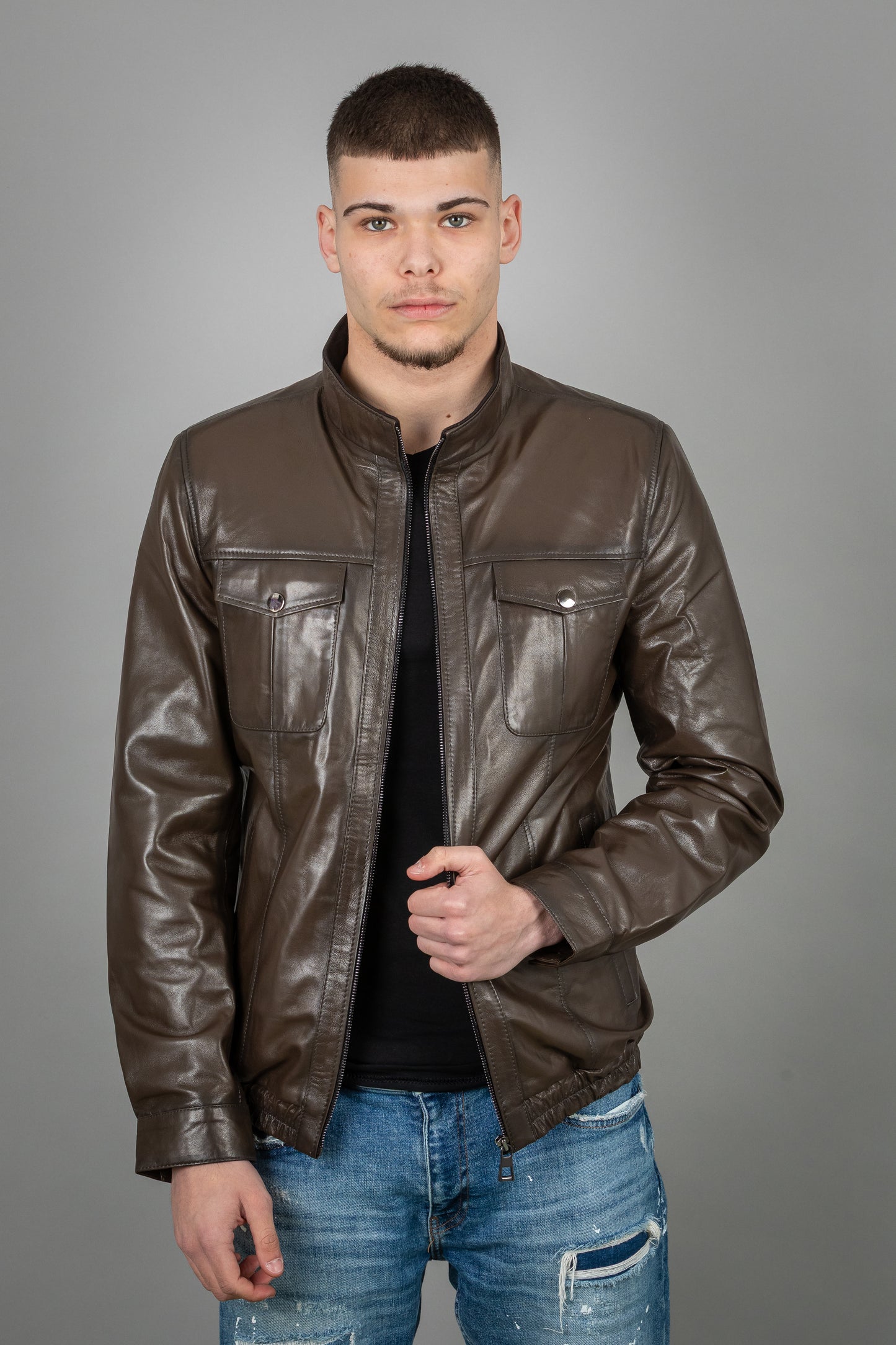 Calf Leather Jacket