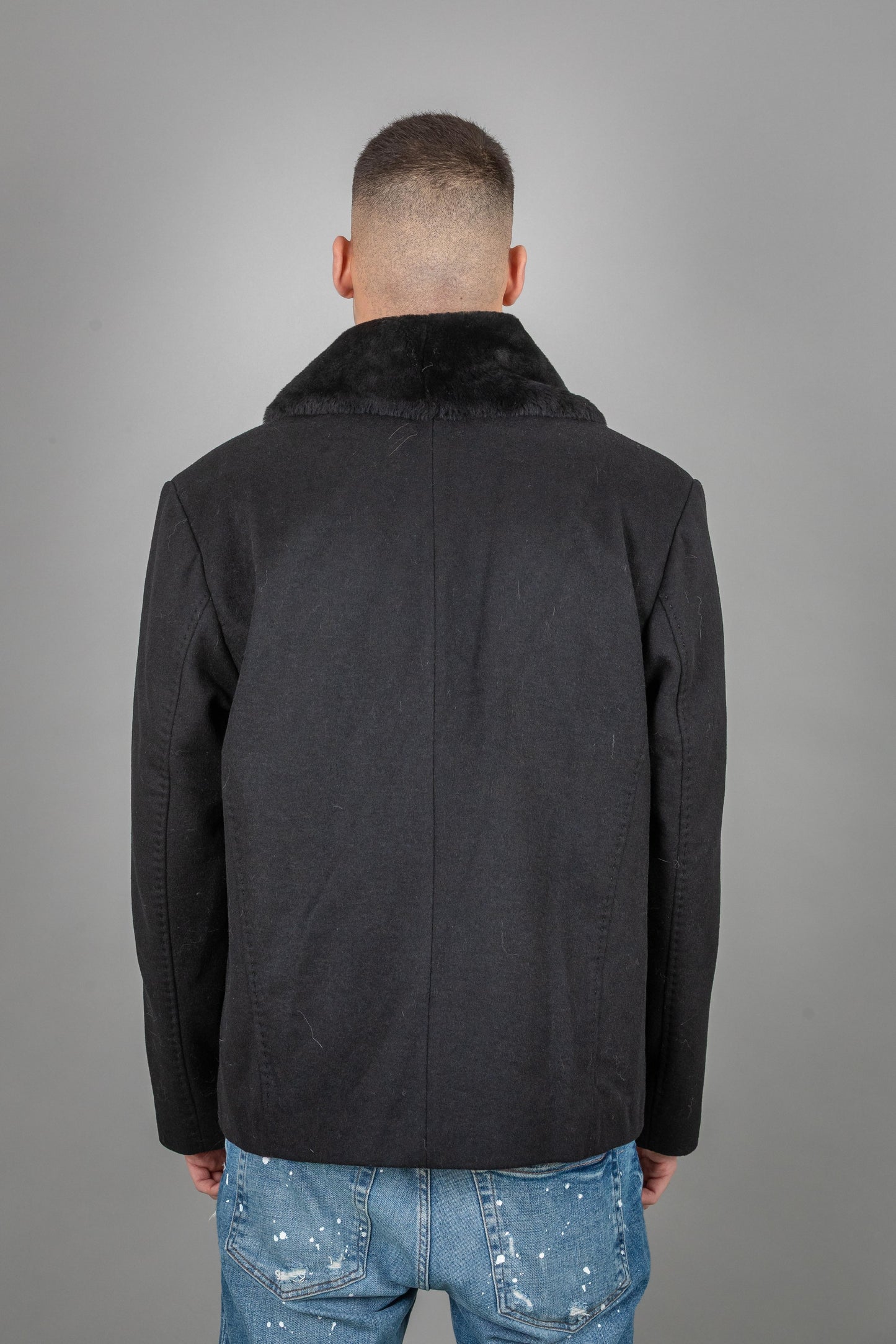 Cashmere Jacket With Wool