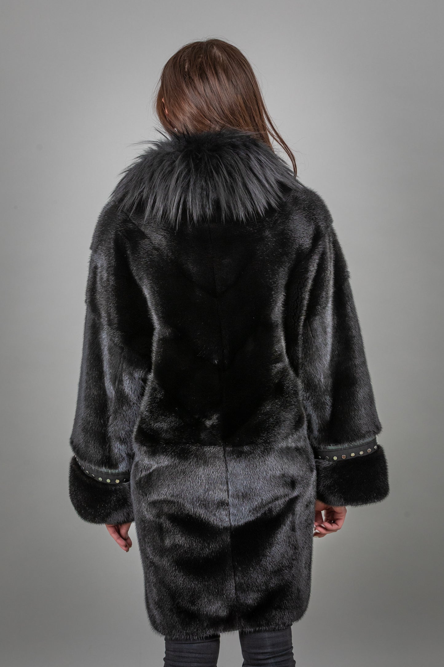 Full mink fur coat