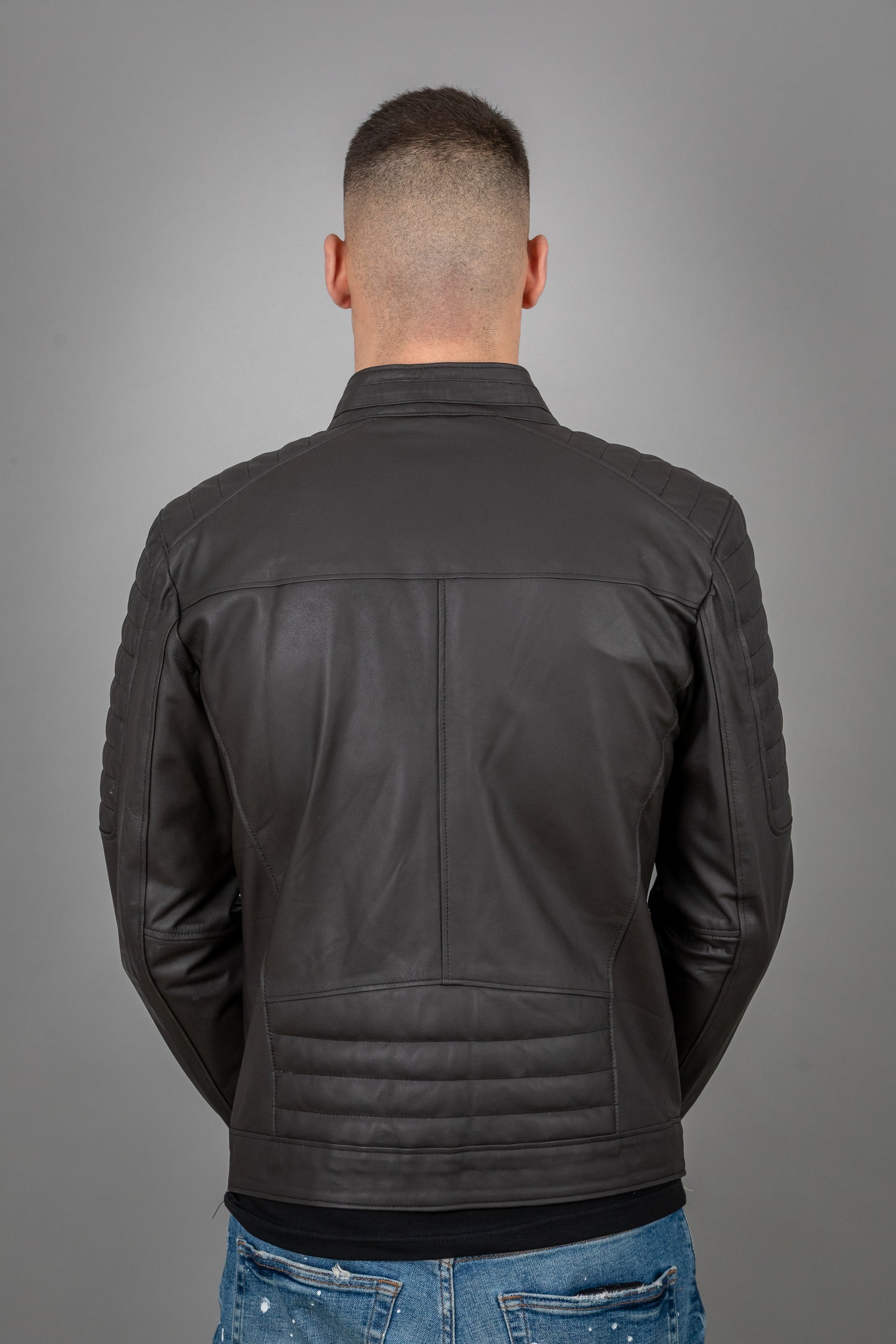 Lamb Leather Jacket Brown Matte