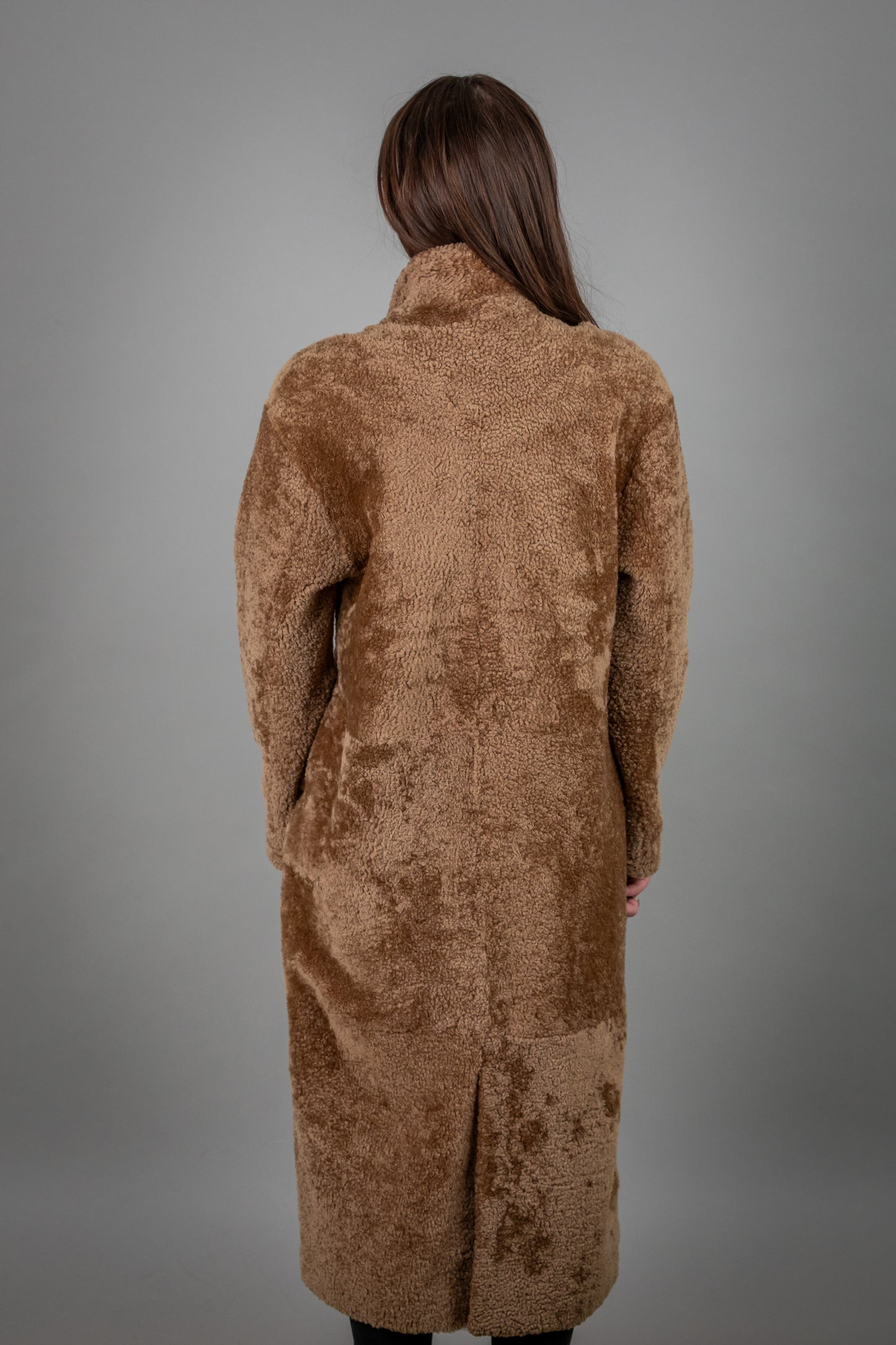 Astrakhan Leather Coat