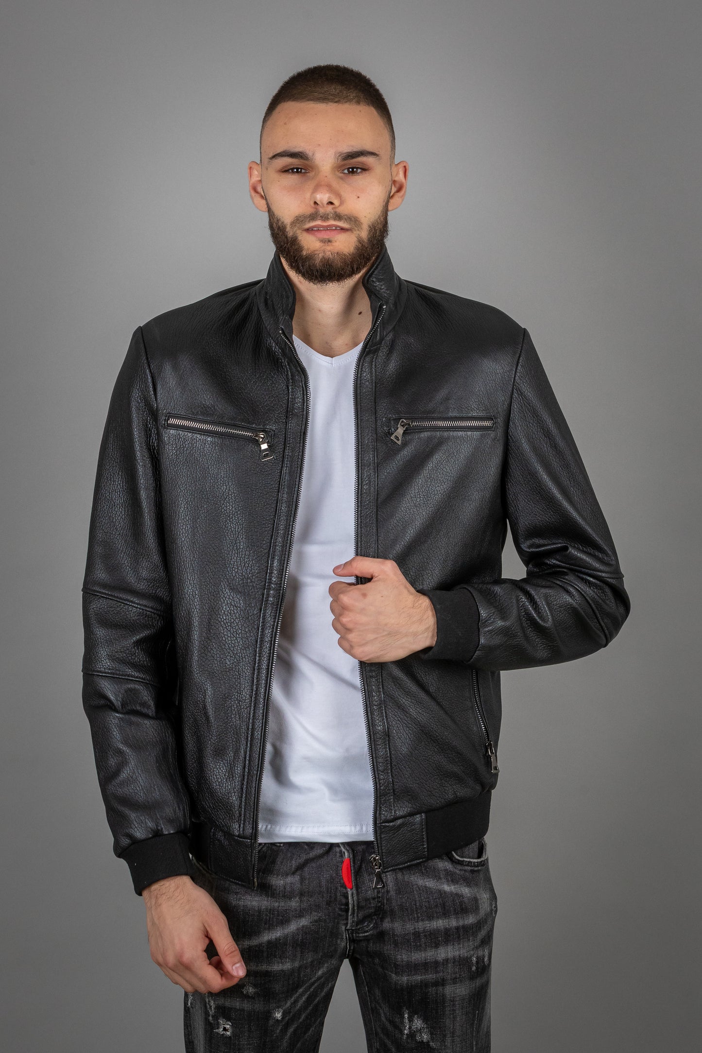 Calf Leather Jacket