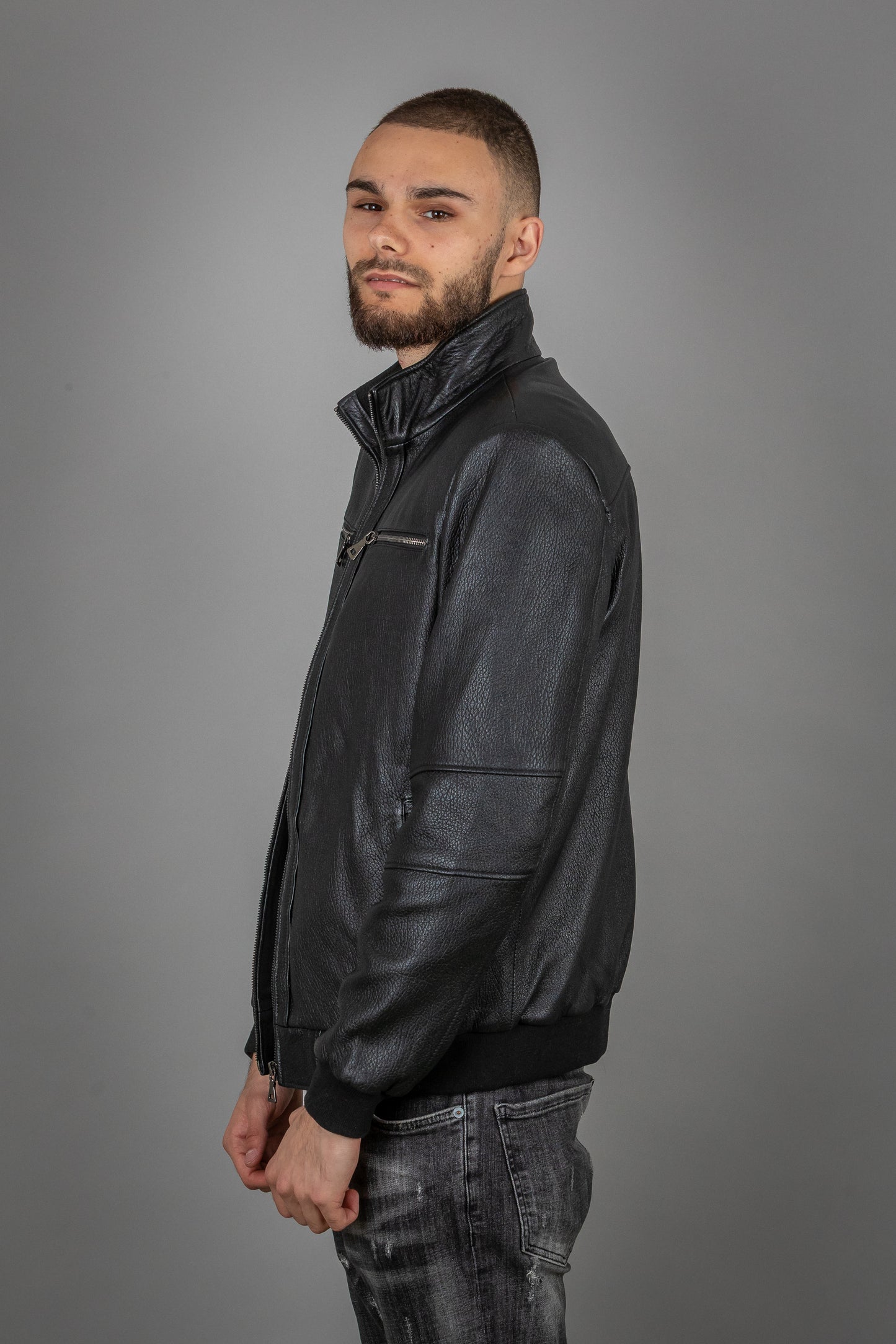 Calf Leather Jacket