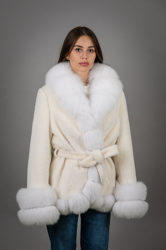 Alcantara with Fox Fur