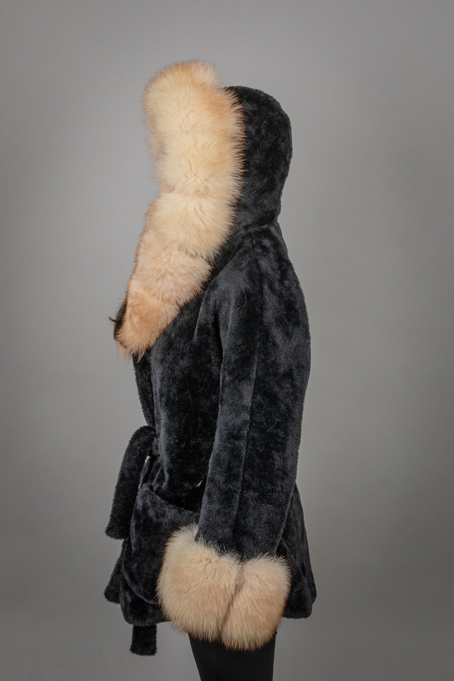 Alcantara Fox Fur Coat