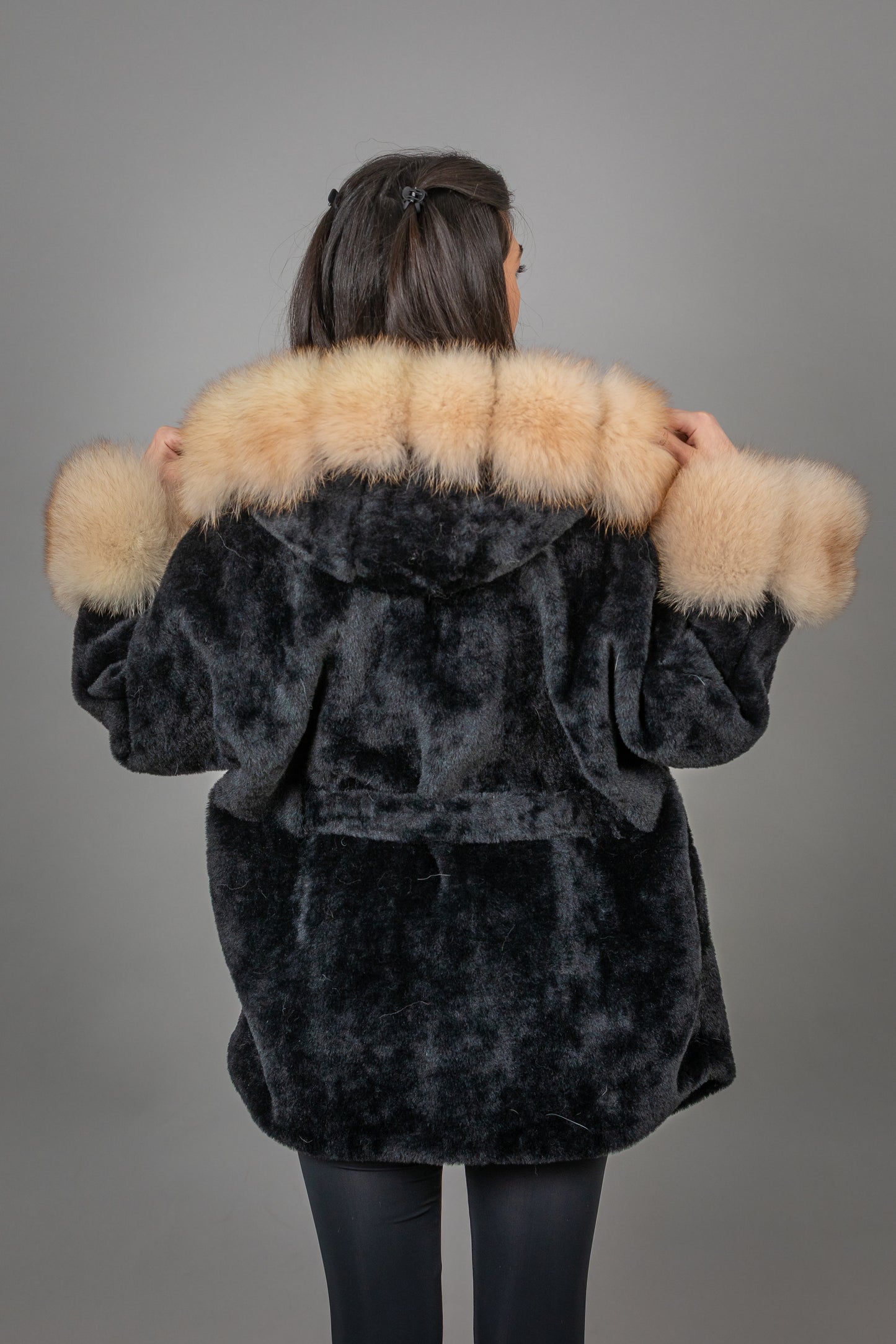 Alcantara Fox Fur Coat