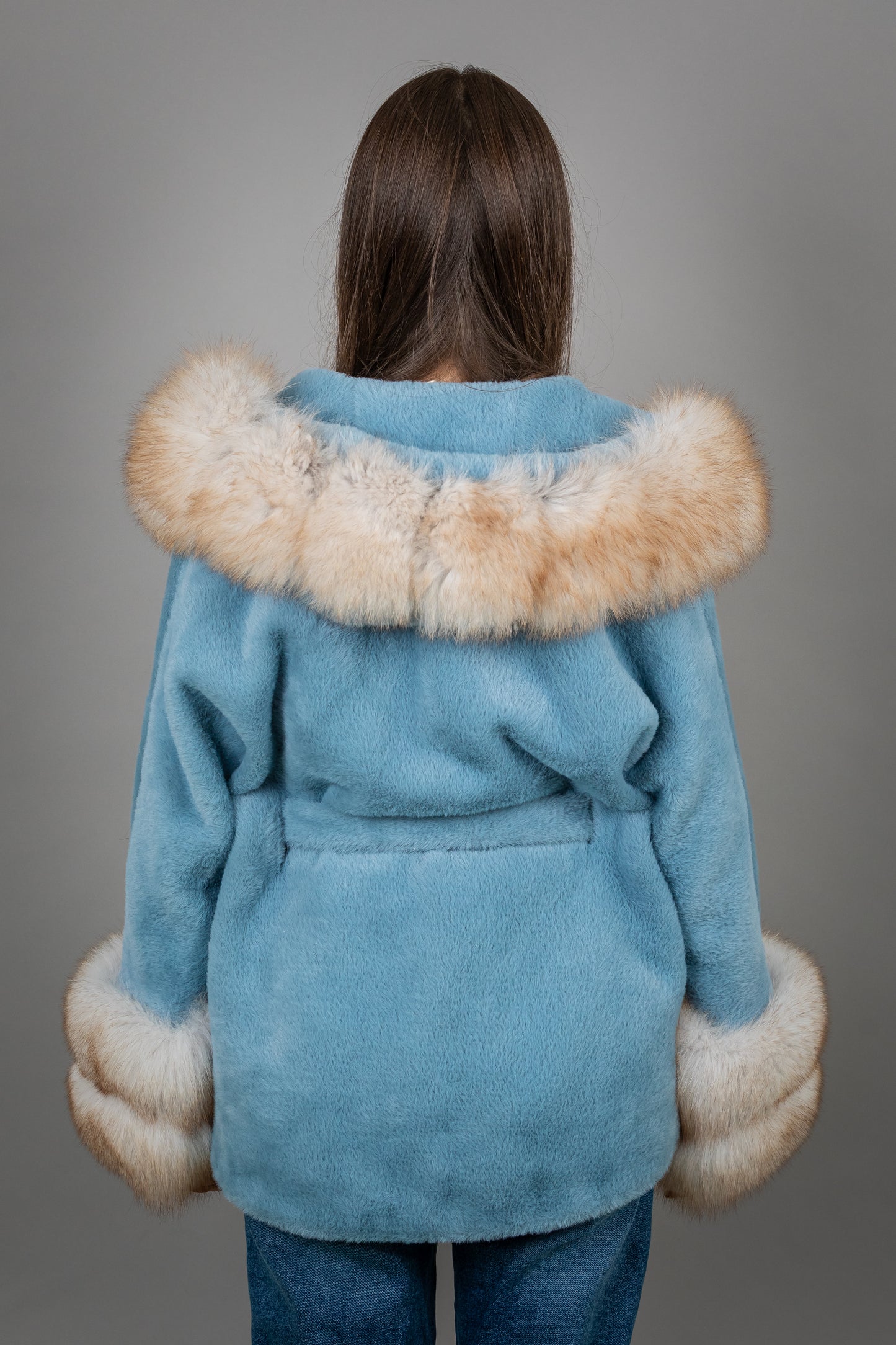 Alcantara Fox Fur Coat