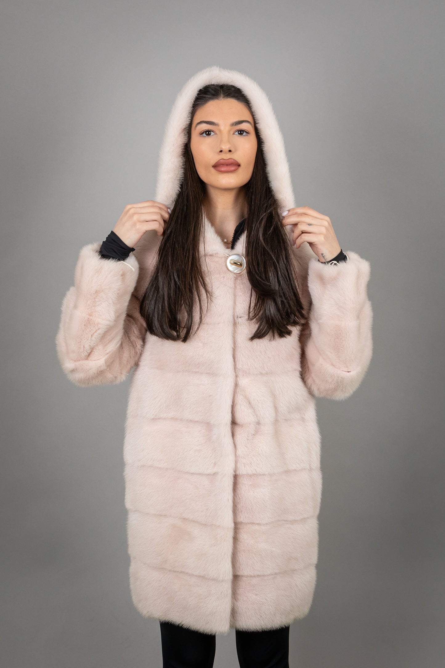 Baby Pink Mink Coat