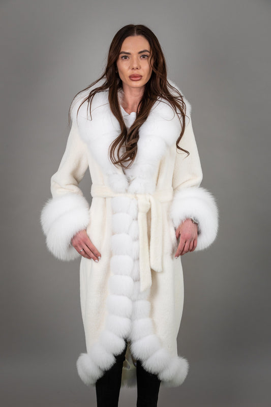 Alcantara with Fox Fur