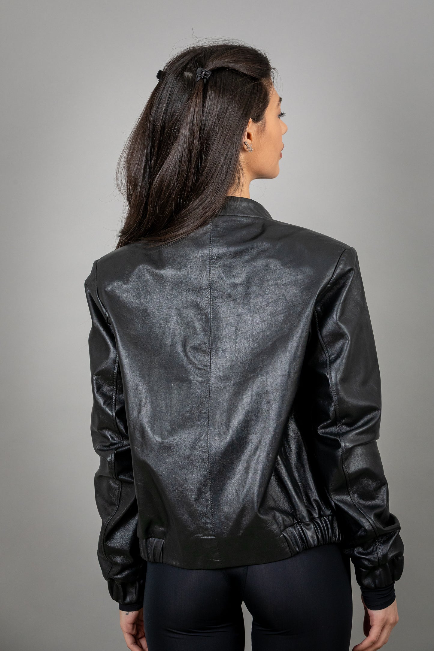 Lamb Leather Bomber Jacket