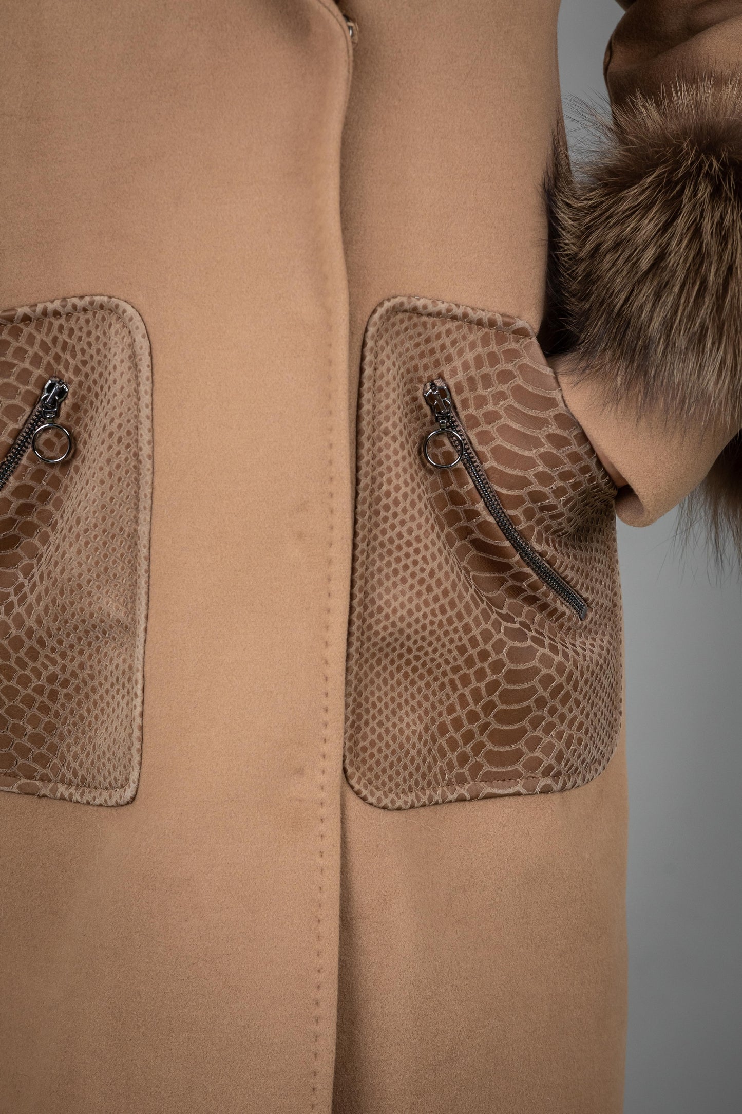 Cashmere With Fox Fur