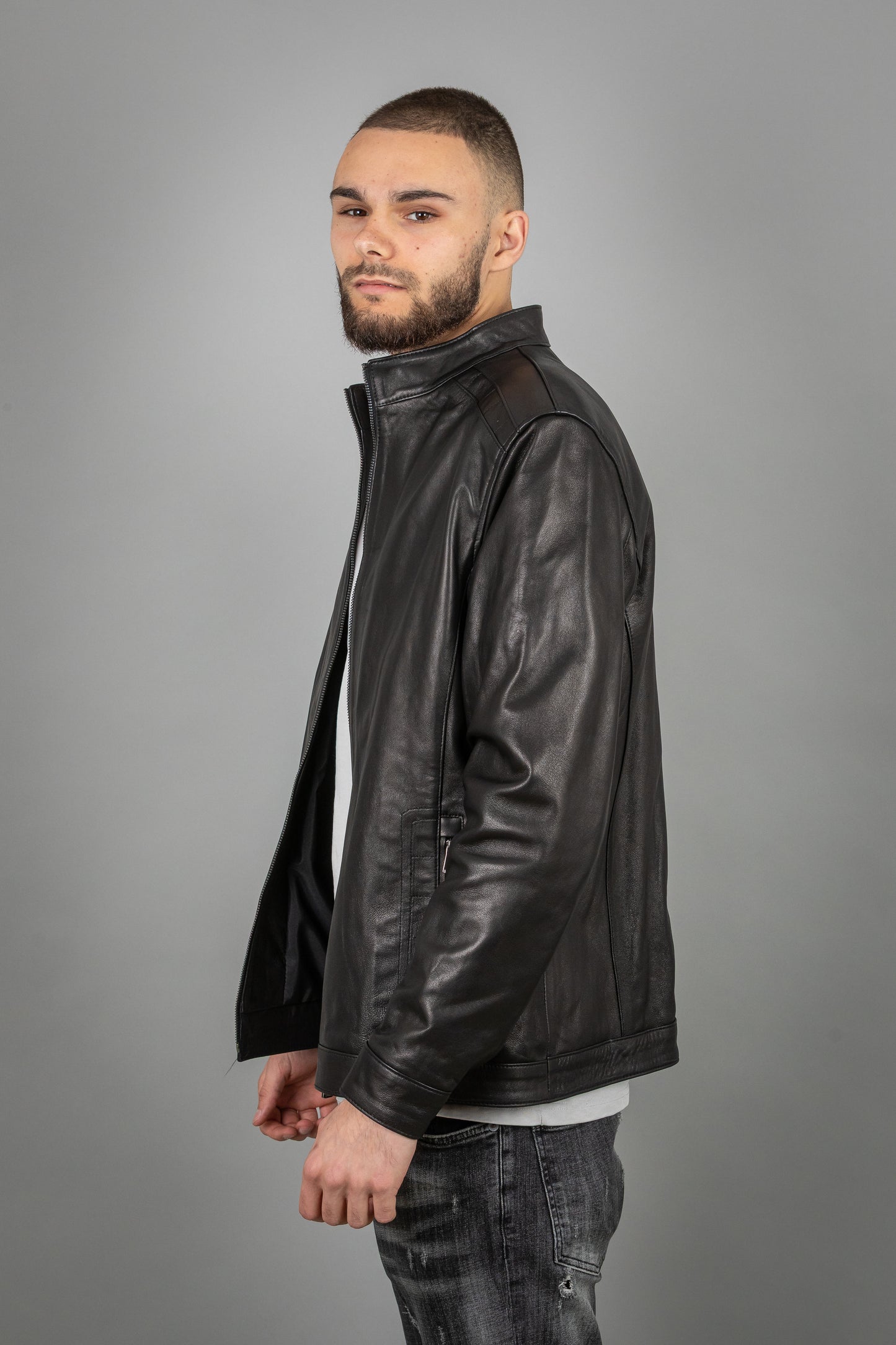 Calf Leather Jacket