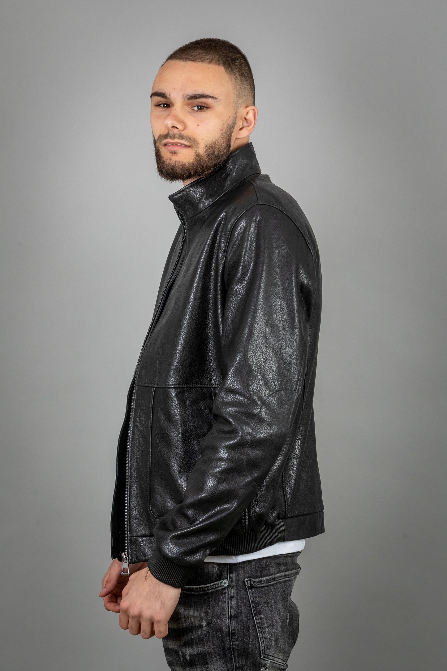 Calf Leather Jacket