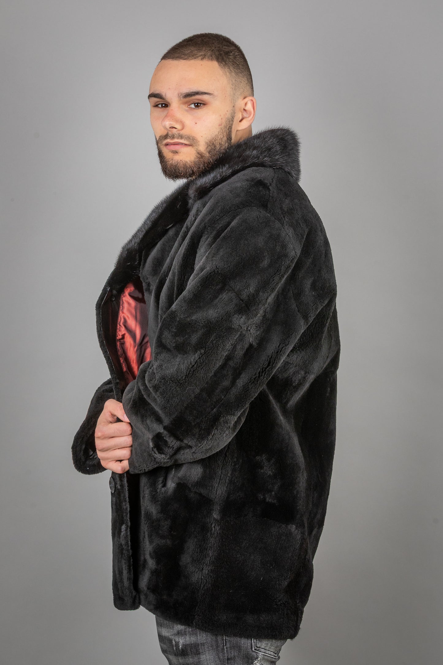 Shearded Mink Fur Coat