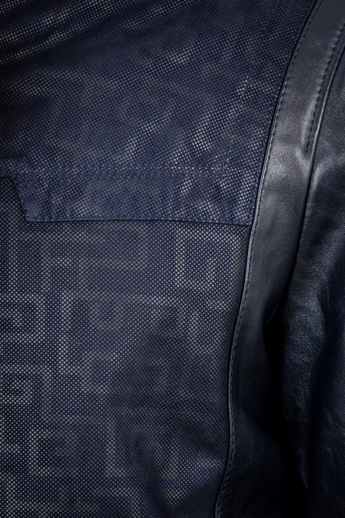 Calf And Pressed Leather Jacket