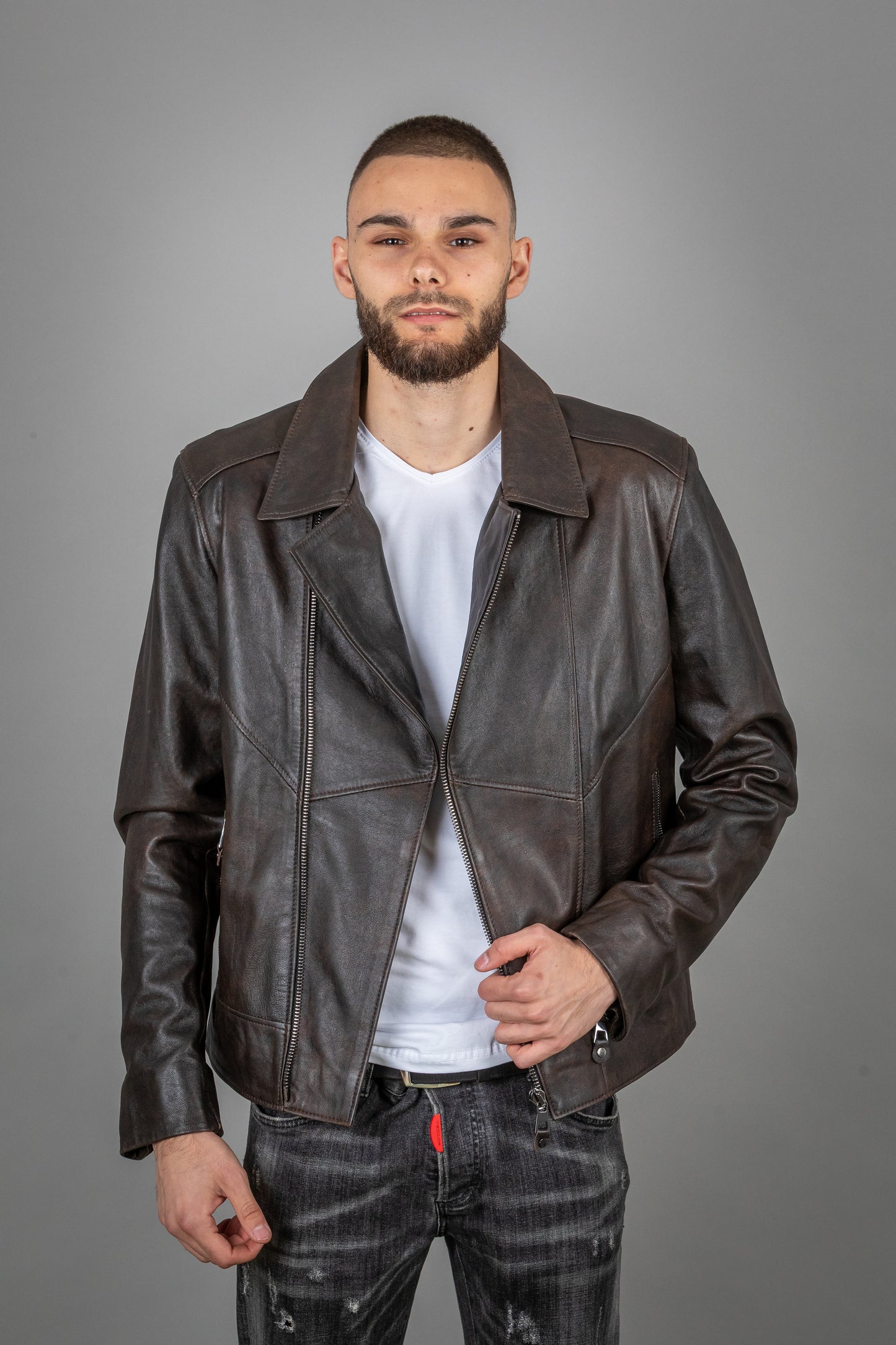 Calf Leather Jacket