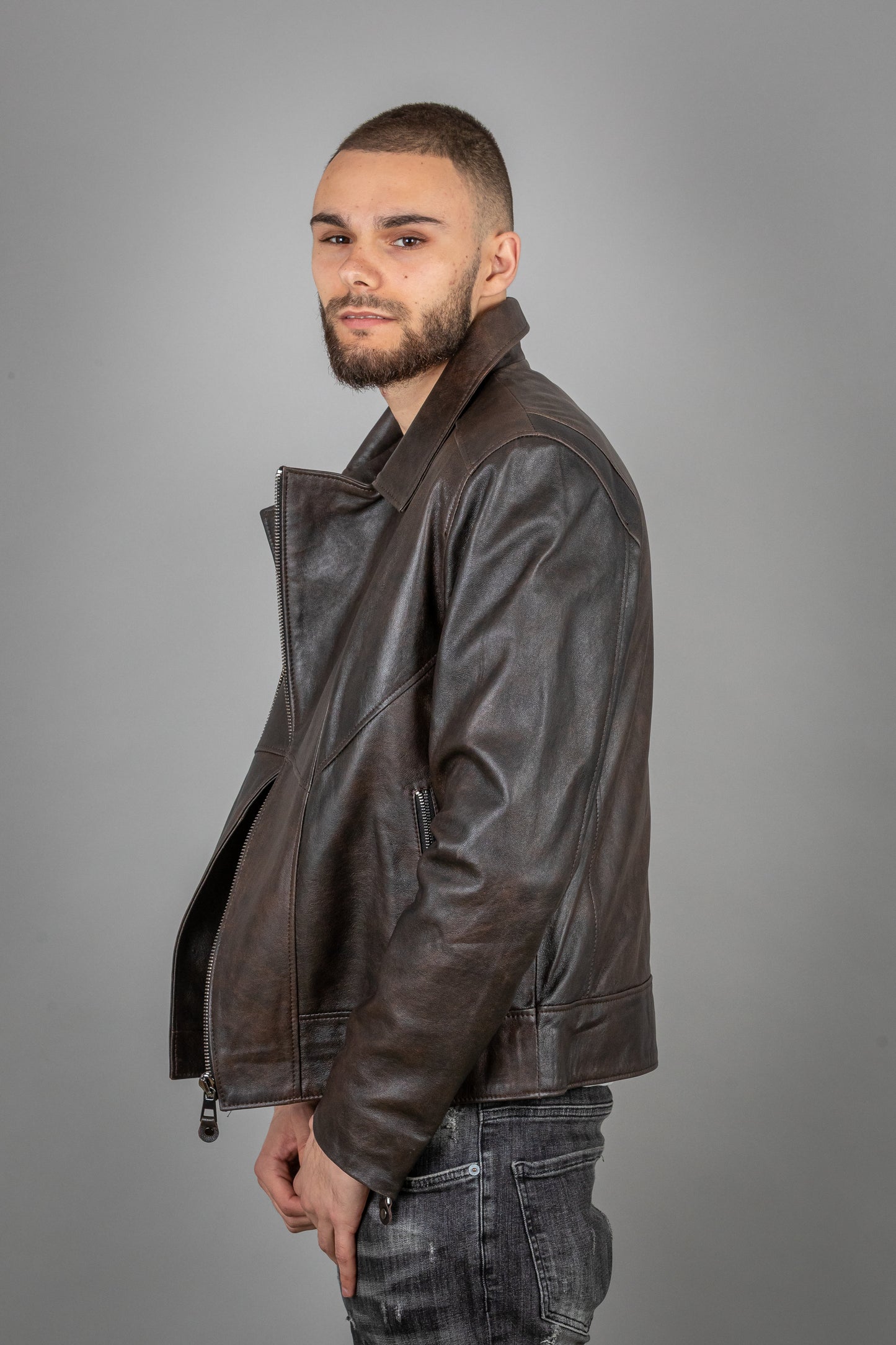 Calf Leather Jacket